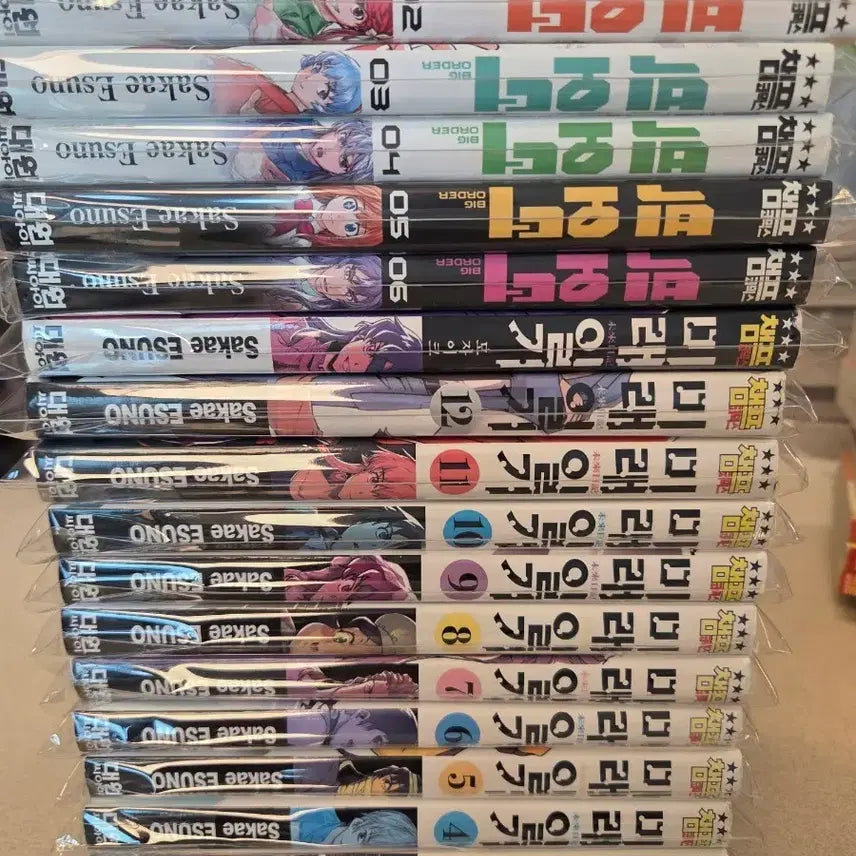 [BUNJANG] Big Order Manga Bundle Set / 미래일기+ 빅오더 (에즈노사카에 작품) 일괄판매합니다 만화책