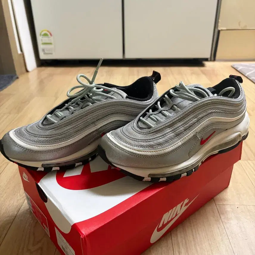 [BUNJANG] Nike Air Max 97 Silver Red / 나이키 에어맥스 97 실버 레드 255
