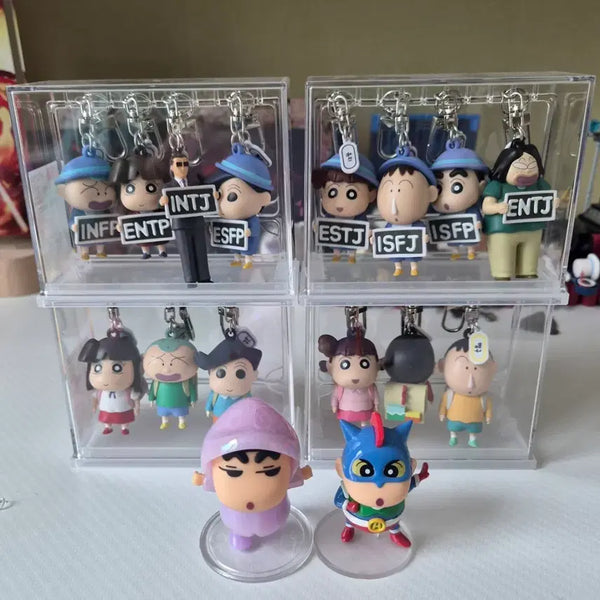 [BUNJANG] Crayon Shin-chan Keyring Set / 짱구는못말려 키링 세트
