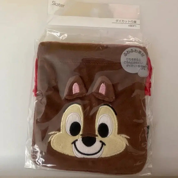 [BUNJANG] Disney Chip 'n' Dale Zipper Pouch / 디즈니 칩앤데일 조이개 파우치