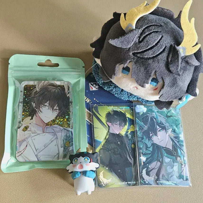 [BUNJANG] Honkai: Star Rail Dan Heng Azure Dragon Standee & Wristband Bundle / 붕괴 스타레일 단항 등황 굿즈 처분 말슈붕 쿠지 키메라