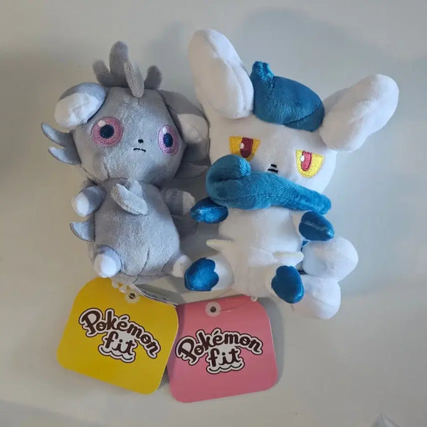 [BUNJANG] Pokemon Fit Nyaazo & Nyaonix Female Plush Set / 포켓몬 FIT 냐스퍼 냐오닉스암컷 인형 2종 일괄