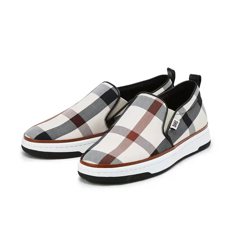 [BUNJANG] Daks Ladies Check Slip-on Shoes / 닥스 레이디스 체크 슬립온 235 240 245 250 새제품