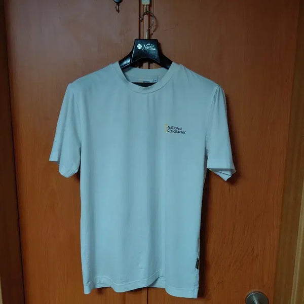 [BUNJANG] National Geographic Logo T-Shirt White / 내셔널지오그래픽 반팔티 흰색85