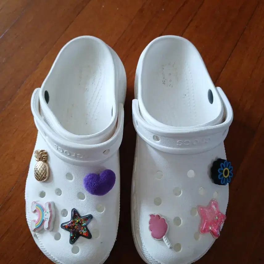 [BUNJANG] Crocs Height Increasing Slippers / 크록스 정품 크록스 키높이 슬리퍼 w8 . 245 -250