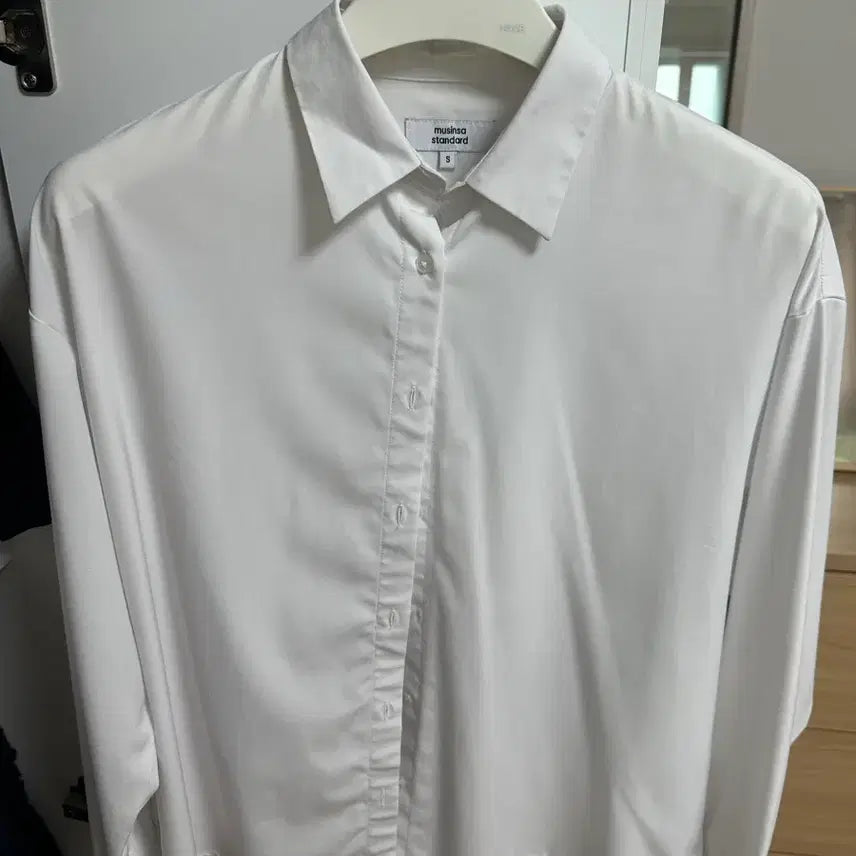 [BUNJANG] Musinsa Standard White Shirt / 무신사스탠다드 흰셔츠