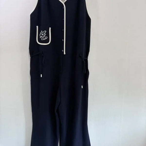 [BUNJANG] Lucky Chouette Layered Jumpsuit / 럭키슈에뜨 레이어드 점프수트