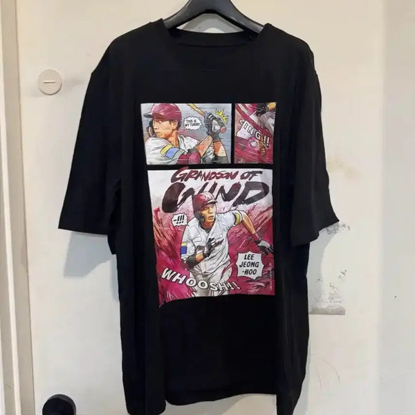 [BUNJANG] AXAP COMICS Lee Jung Hoo T-Shirt (Size M) / 새상품 AXAP  COMICS T-Shirt_이정후