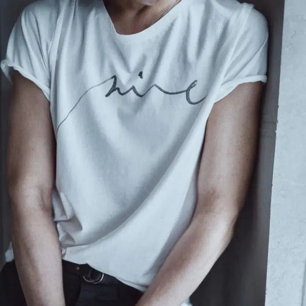 [BUNJANG] MONO PRIVÉ Textured Roll Privé Tee Size 1 / [1] 모노프리베 텍스쳐드 롤 프리베 티