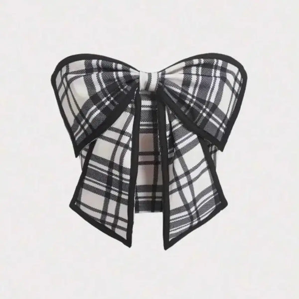 [BUNJANG] Check Ribbon Blouse Set / 체크 리본 블라우스 세트 I 서치용 리즈리사 양산형 지뢰계 걸리계 스나계