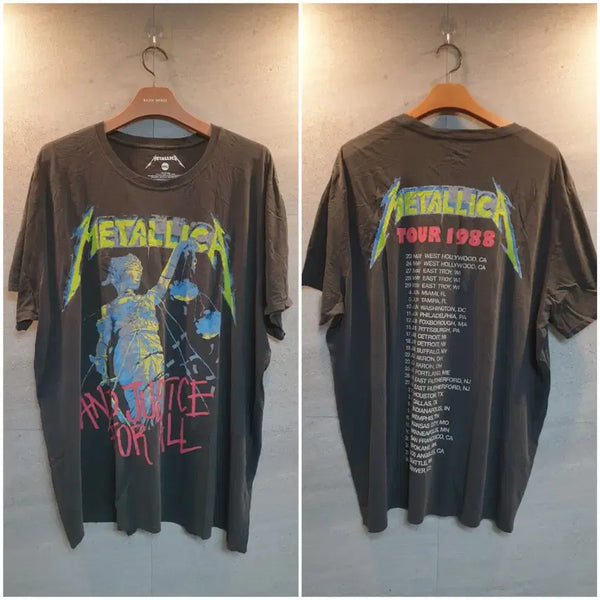 [BUNJANG] Metallica 1988 Tour T-Shirt / 메탈리카. 오피셜굿즈. 1988 투어 반팔티.