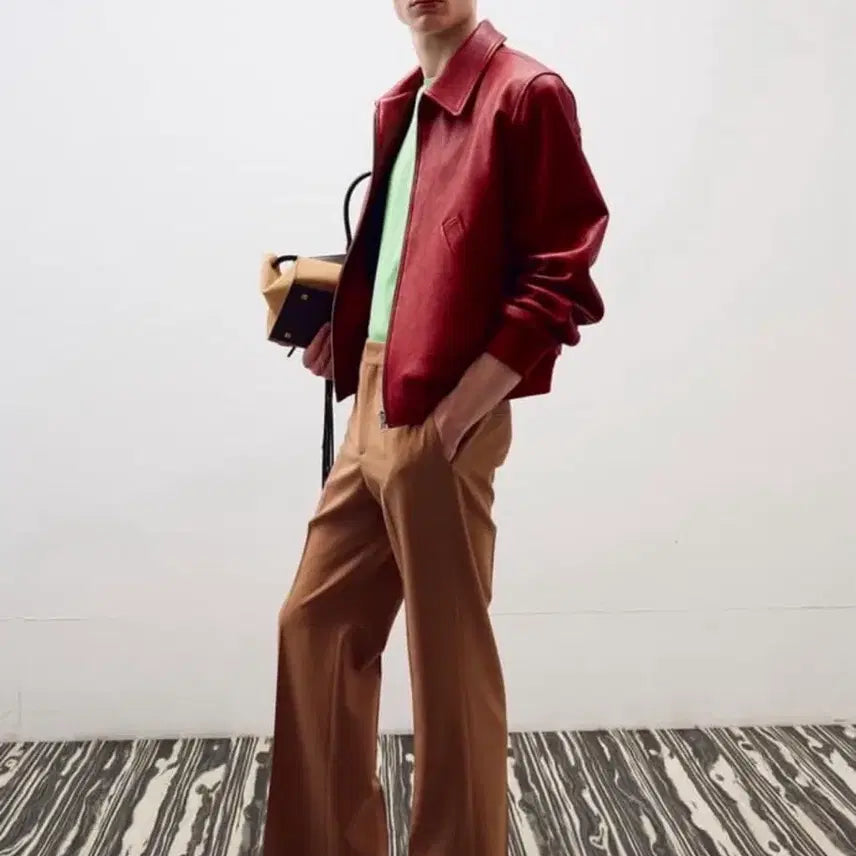 [BUNJANG] Recto 25SS Signature RC Flare Pants Rose Beige / 렉토 25ss 시그니쳐 Rc 플레어 팬츠 로즈베이지