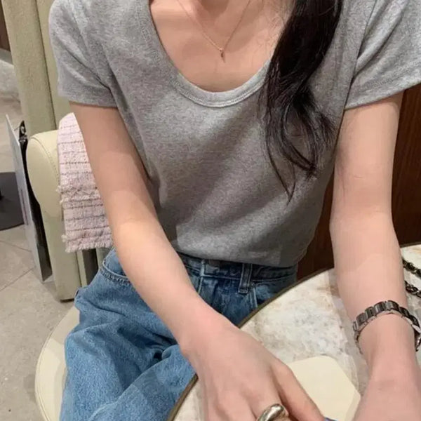 [BUNJANG] Minuet Short-Sleeve T-Shirt / 미뉴에트 반팔티