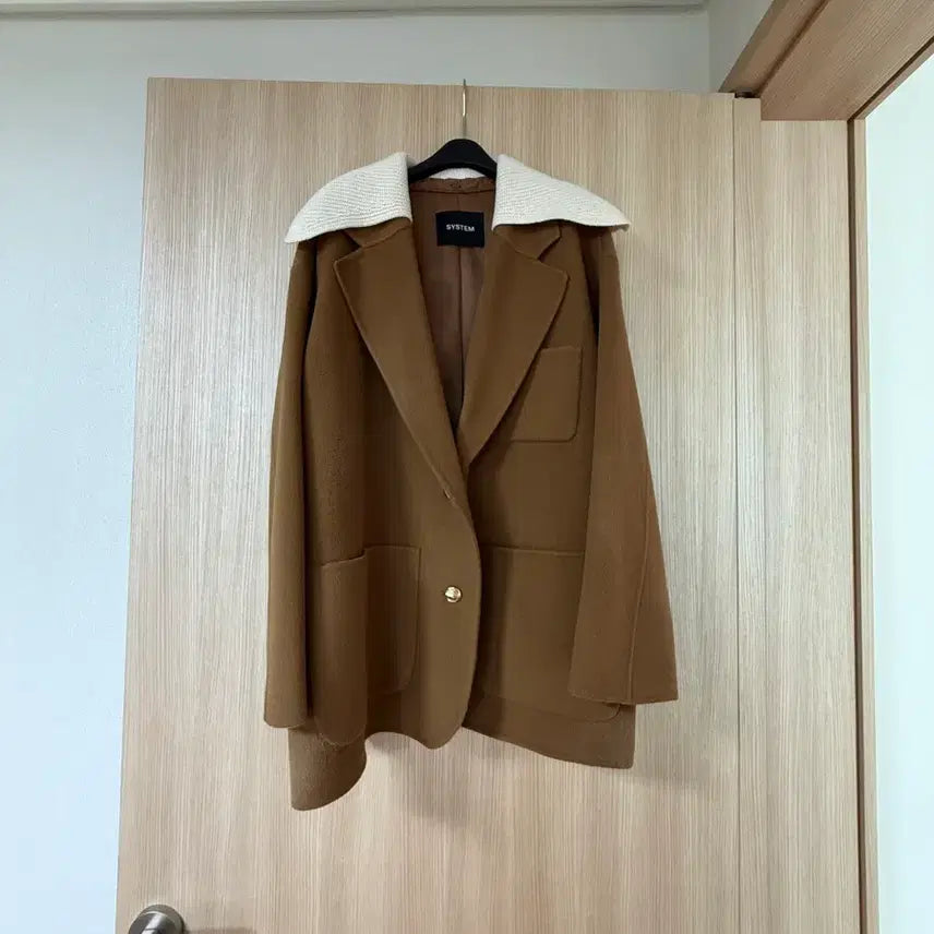 [BUNJANG] System Handmade Jacket Brown / 시스템 핸드메이드 자켓