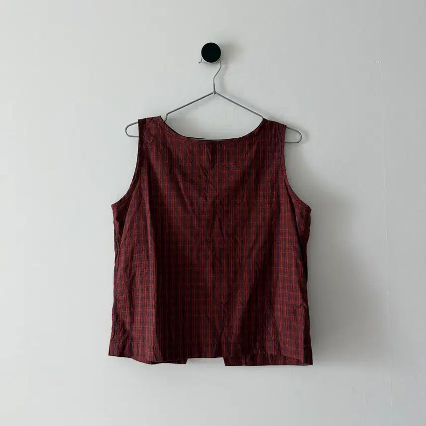 [BUNJANG] Borus Check Blouse (Japan Fabric) / borus 체크 블라우스 (japan fabric)