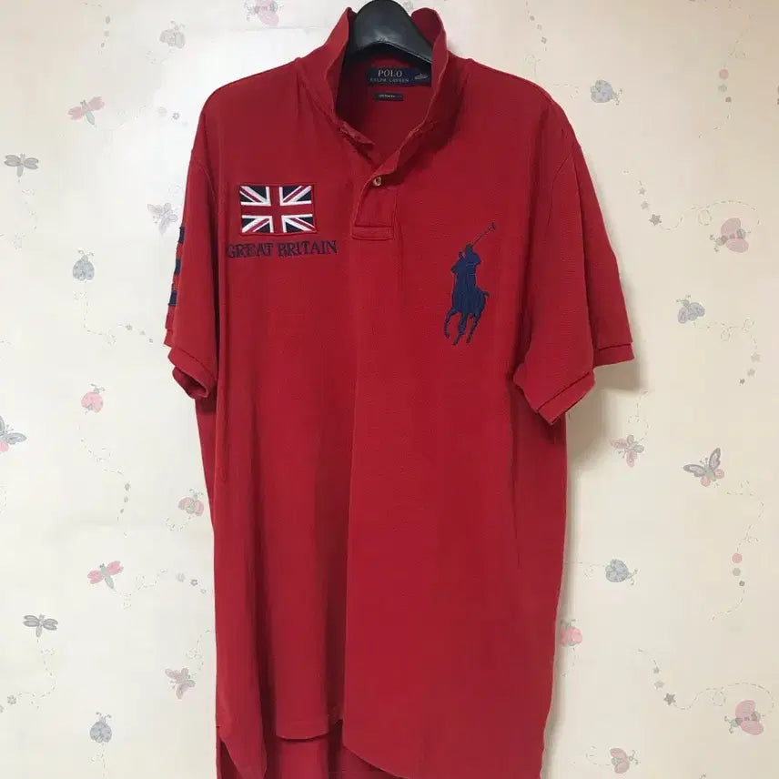 [BUNJANG] Polo Ralph Lauren Big Pony Polo Shirt Red / 폴로 랄프로렌 POLO RALPH LAUREN 빅포니 카라티 레드