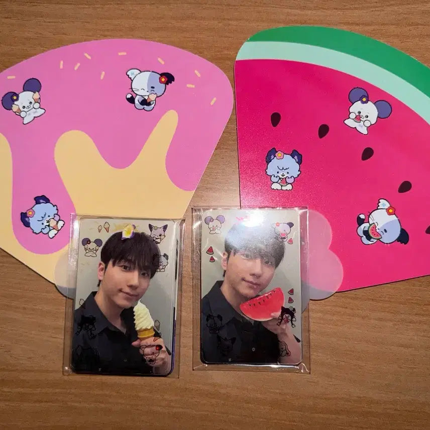 [BUNJANG] Xdinary Heroes Summer Concert Photocard & Fan Bundle Set / 엑디즈 썸머콘 입장포카,부채 첫콘+막콘