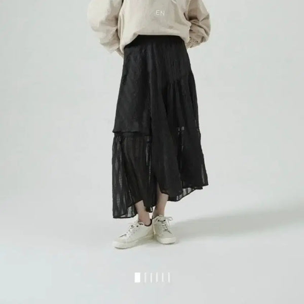 [BUNJANG] SYSTEM Long Skirt / 시스템 롱 스커트