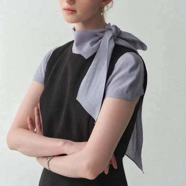 [BUNJANG] Flooum Dandelion Tie Blouse - Size S / 플로움 단델리온 타이 블라우스 s