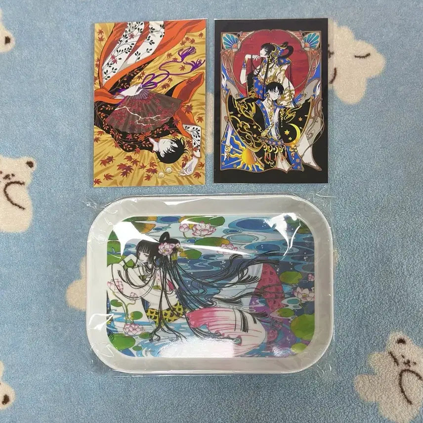 [BUNJANG] CLAMP xxxHOLiC Postcard Set & Tray / 클램프전 xxx홀릭 엽서 2종&트레이