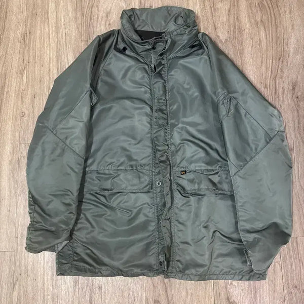 [BUNJANG] Alpha Industries MA-1 Flight Bomber Jacket Olive / 알파인더스트리 MA-1 항공 점퍼 올리브 자켓