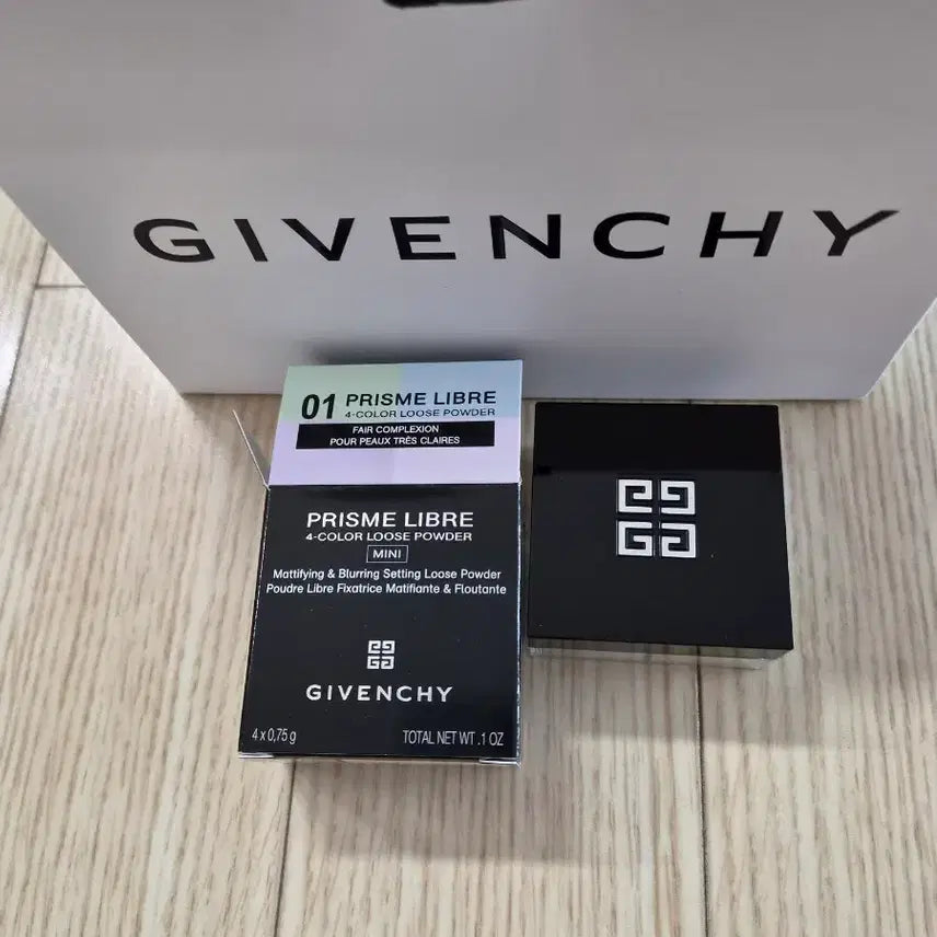 [BUNJANG] Givenchy Prisme Libre Powder Mini N01 Muslin Pastel / 지방시 프리즘 리브르  파우더  미니