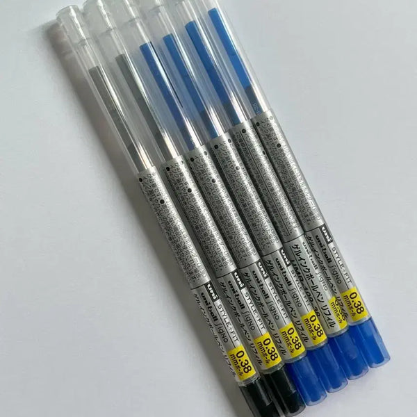 [BUNJANG] Uni Style Fit Refill 0.38mm 6-Pack / (새상품)유니 스타일핏 리필 0.38mm 6개