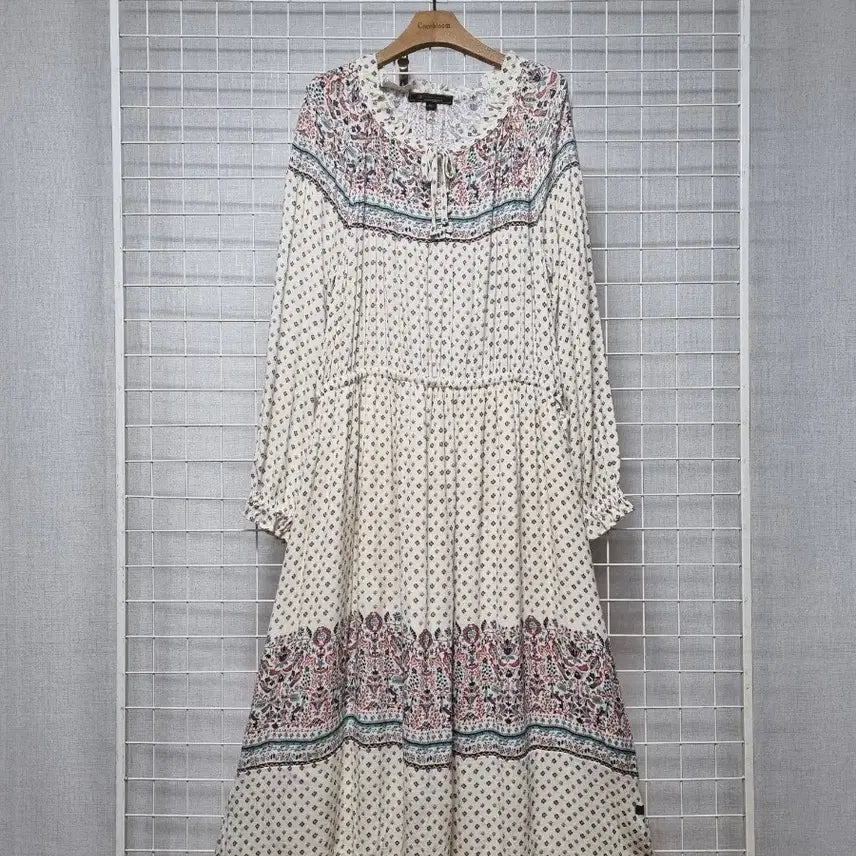 [BUNJANG] Thursday Island Linen Blend Midi Dress / 써스데이아일랜드 원피스