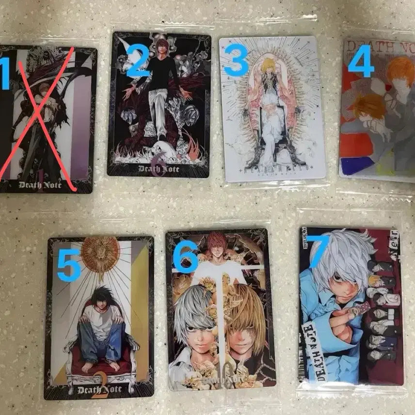 [BUNJANG] Death Note Wafer Card / 데스노트 웨하스 카드