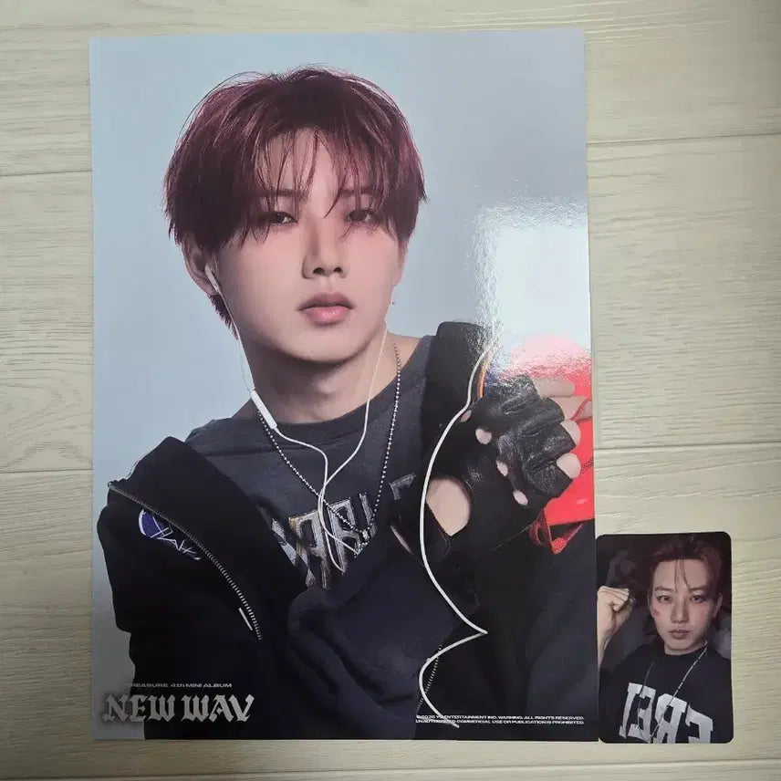 [BUNJANG] TREASURE YG Select Exclusive Poster + Photocard Junkyu / 트레저 와이지 셀렉트 독점 포스터+포카 준규