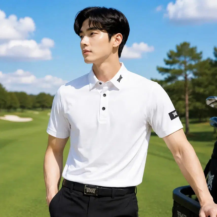 [BUNJANG] PXG Men's Athletic Fit BP Signature Polo T-Shirt XL / PXG 남성 애슬레틱 핏 BP 시그니처 폴로 반팔 티셔츠 XL