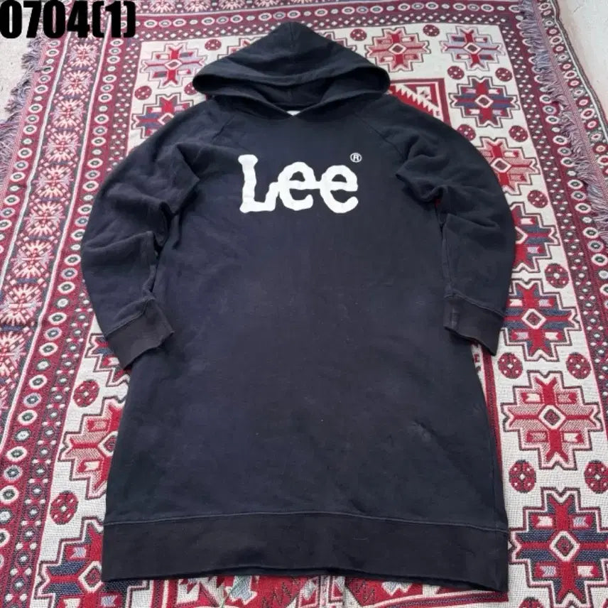 [BUNJANG] Lee Long Hoodie Dress Size L / Lee 롱 후드티 원피스 L