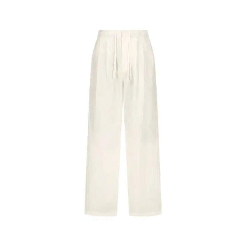 [BUNJANG] AMOMENTO Drawstring Pants Ecru / 아모멘토 드로우스트링 팬츠