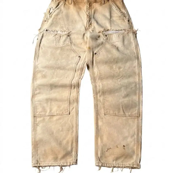 [BUNJANG] Carhartt USA Distressed Double Knee 33x30 Pants / 칼하트 USA 디스트로이드 더블니 33x30