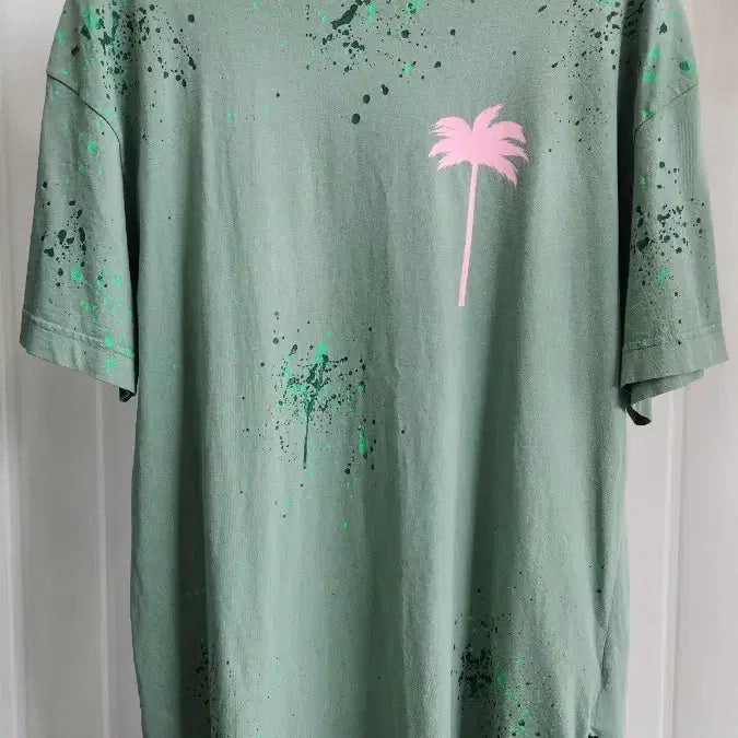 [BUNJANG] Palm Angels Palm Tree Painted Classic T-Shirt XL / 팜 엔젤스 팜 트리 페인티드 클래식 티셔츠