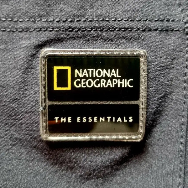 [BUNJANG] National Geographic Essential Lightweight Spandex Training Pants - Black / 남성 내셔널지오그래픽 블랙 검정 에센셜 기능성 경량 스판 트레이닝복 바지