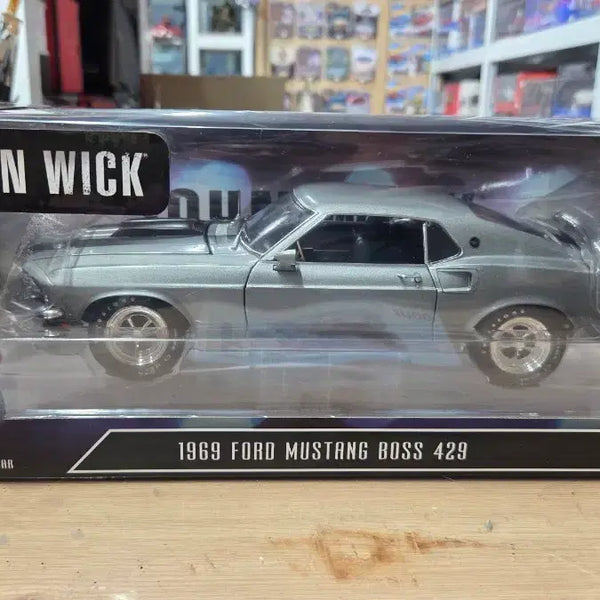[BUNJANG] Highway 61 1969 Ford Mustang Boss 429 John Wick Edition 1:18 Die-cast Model / 1:18 (판매완료)하이웨이61 존윅 머스탱