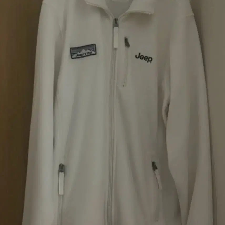 [BUNJANG] Jeep Ivory Fleece Jacket / 지프 아이보리 플리스 후리스