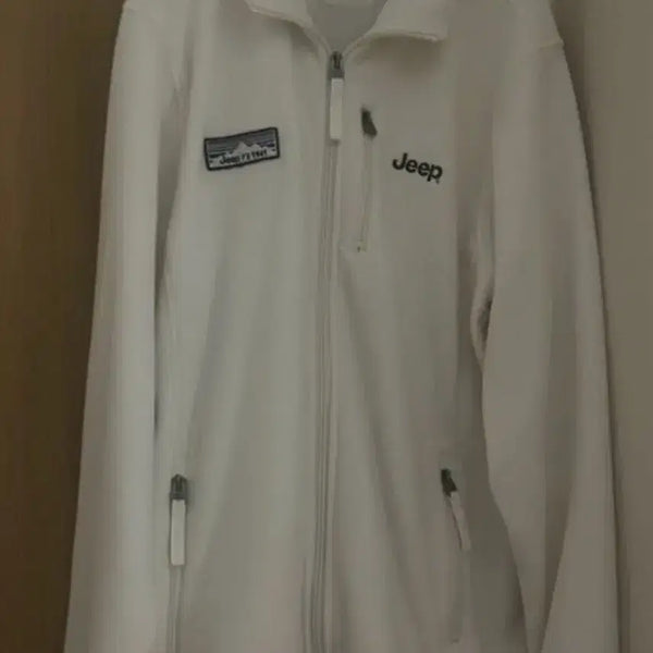 [BUNJANG] Jeep Ivory Fleece Jacket / 지프 아이보리 플리스 후리스