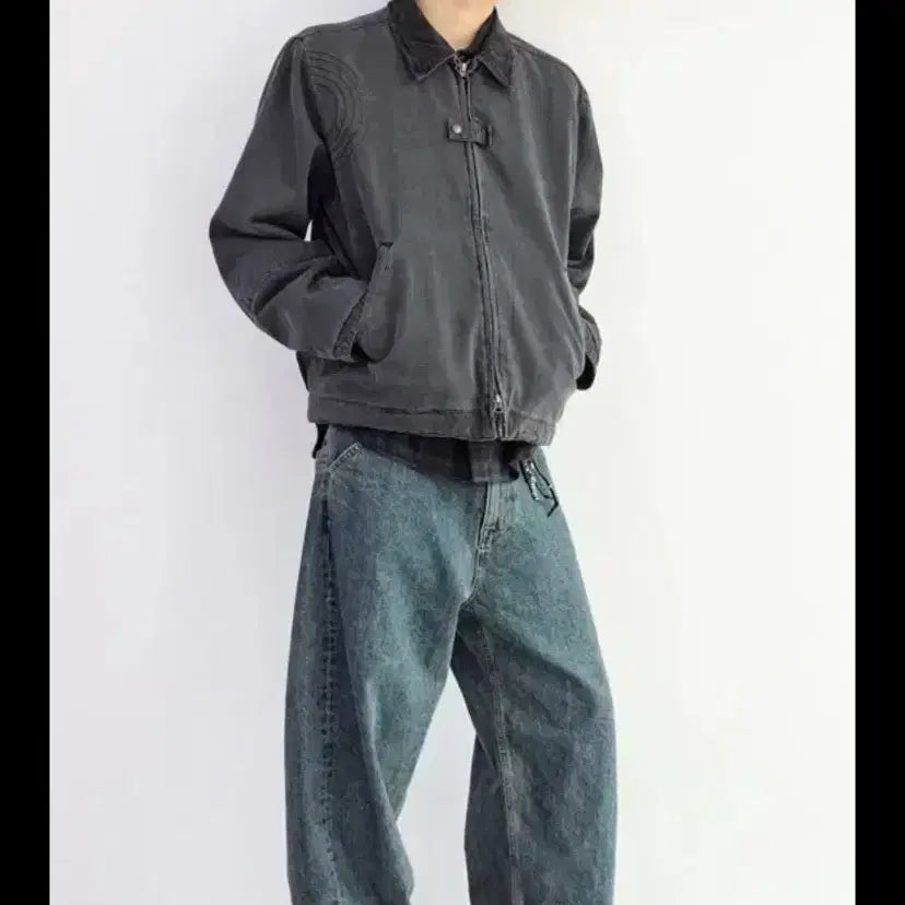 [BUNJANG] Hatching Room Curved Jeans Vintage Blue / 해칭룸 커브진 빈티지 블루