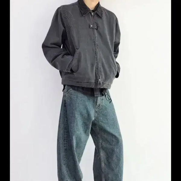 [BUNJANG] Hatching Room Curved Jeans Vintage Blue / 해칭룸 커브진 빈티지 블루