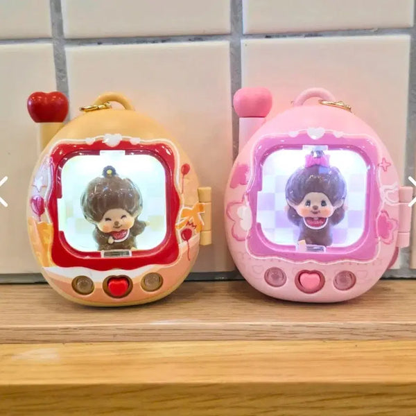 [BUNJANG] Monchhichi Tamagotchi Gacha Keychain - Unused / 몬치치 키링 다마고치 가챠 미사용