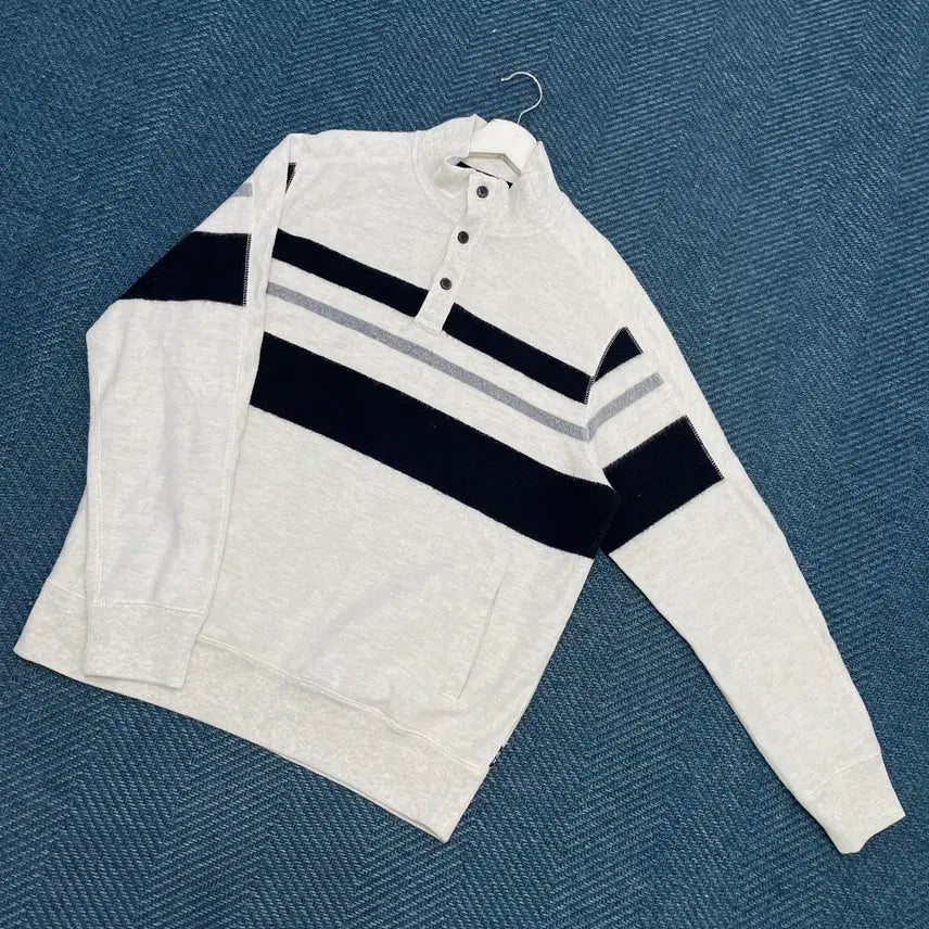 [BUNJANG] Chaps Ralph Lauren Rugby Knit Sweater / [M] 챕스랄프로렌 하프 럭비 니트 만원샵