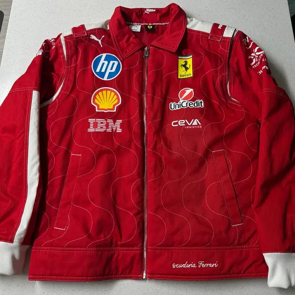 [BUNJANG] Scuderia Ferrari x Puma Monza Racing Jacket Rosso Corsa L / 페라리 몬자 자켓 L사이즈