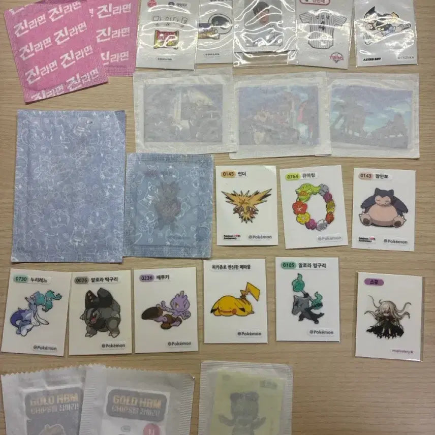 [BUNJANG] Character Stickers Bundle Set / 띠부씰 일괄