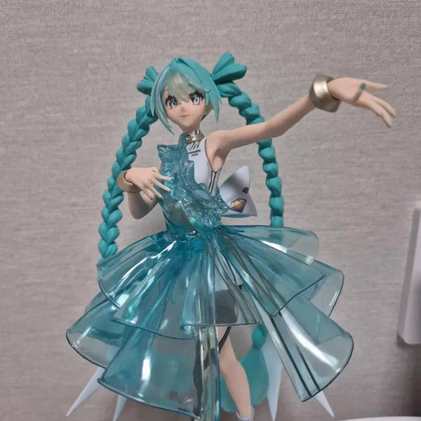[BUNJANG] Vocaloid Hatsune Miku Banpresto Emerald Gem Figure (Damaged) / 하츠네미쿠 반프레스토 에메랄드젬 피규어(하자있음)