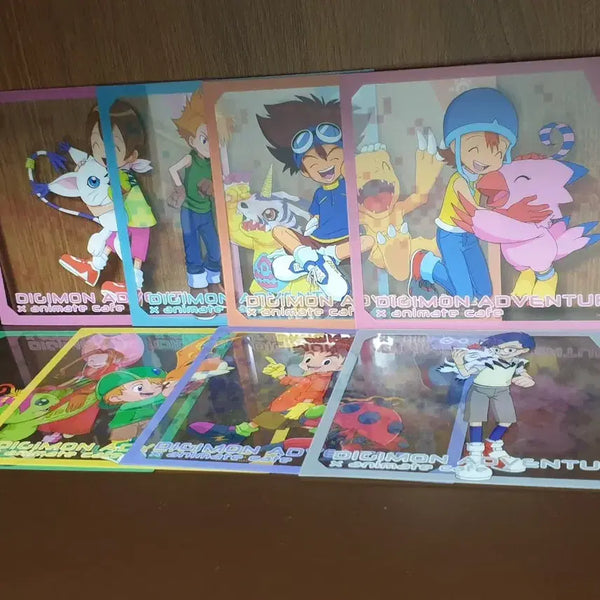 [BUNJANG] Digimon Adventure x Animate Cafe Special Exhibition Signed Board Set / 디지몬 어드벤처 x 애니메이트 카페 5만원 특전 색지 8장 일괄