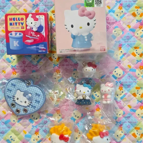 [BUNJANG] Sanrio Hello Kitty Gacha Figure Set (8 Types) / 산리오 헬로키티 가챠,피규어 세트 8종