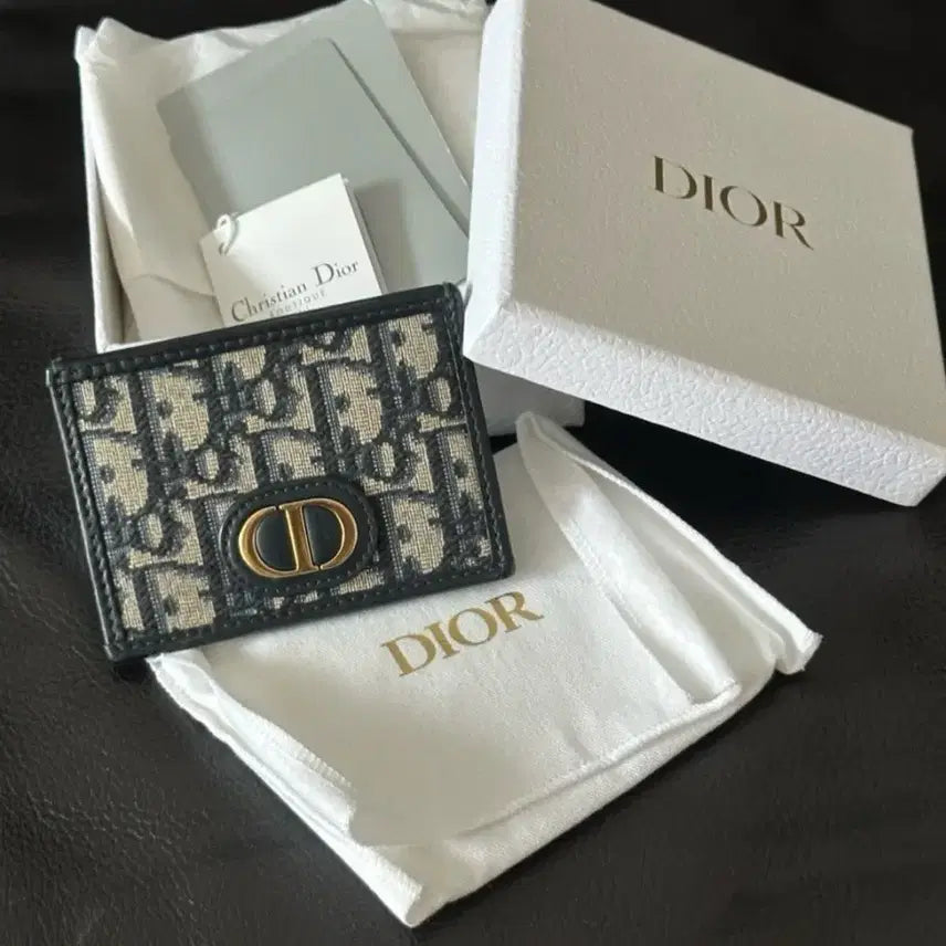 [BUNJANG] Dior Black Card Holder / 백화점) 디올 카드지갑