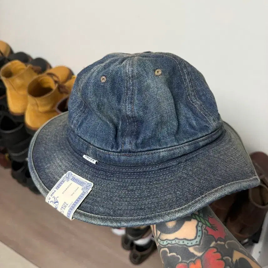 [BUNJANG] the h.w. dog Indigo Fatigue Hat / the h w dog도그앤코 FATIGUE HAT 인디고